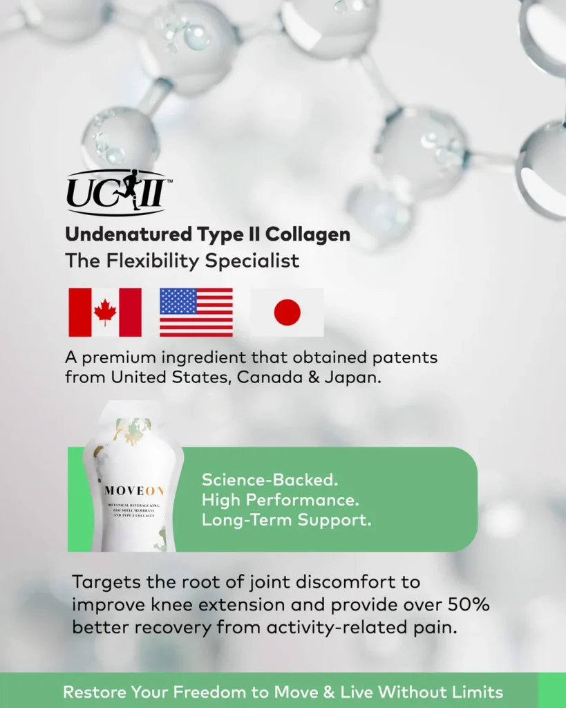 UC-II undenatured type II collagen ingredient card