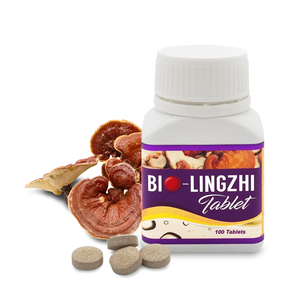 BIO靈芝王樽身與片劑產品相