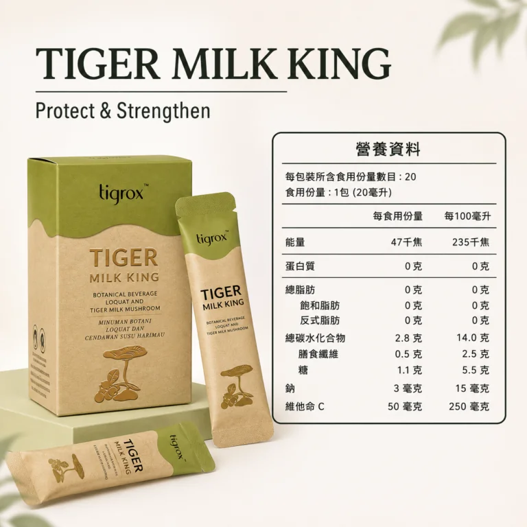 TIGROX虎乳芝營養資料