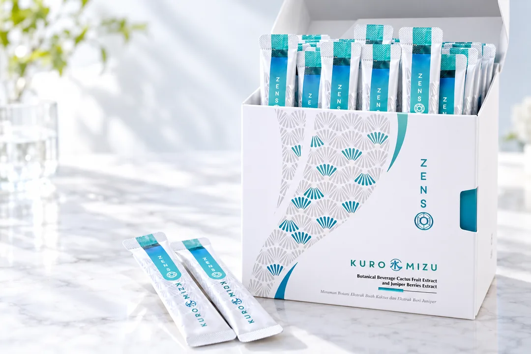 一盒 ZENSO Kuro MIZU 打開咗，入面一排排獨立包裝