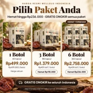BIO-LINGZHI PRO 60 Kapsul — pilihan paket dan harga