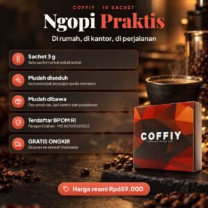 COFFIY Minuman Serbuk Kopi 10 Sachet — keunggulan