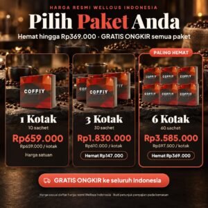 COFFIY Minuman Serbuk Kopi 10 Sachet — pilihan paket dan harga