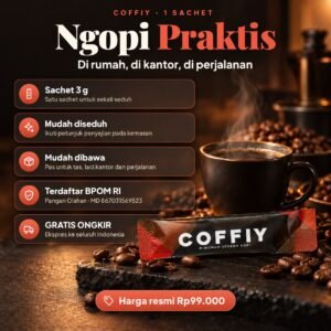 COFFIY Minuman Serbuk Kopi 1 Sachet — keunggulan