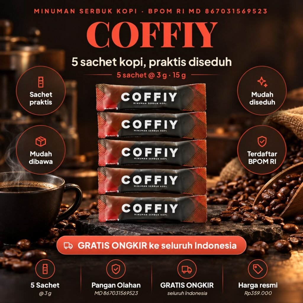 COFFIY Minuman Serbuk Kopi 5 Sachet