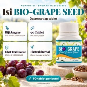 BIO-GRAPE SEED 90 Tablet — komposisi