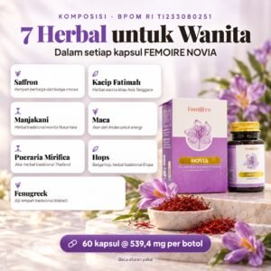 FEMOIRE NOVIA 60 Kapsul — komposisi