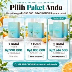 S-GLOW Chewable Tablet — pilihan paket dan harga