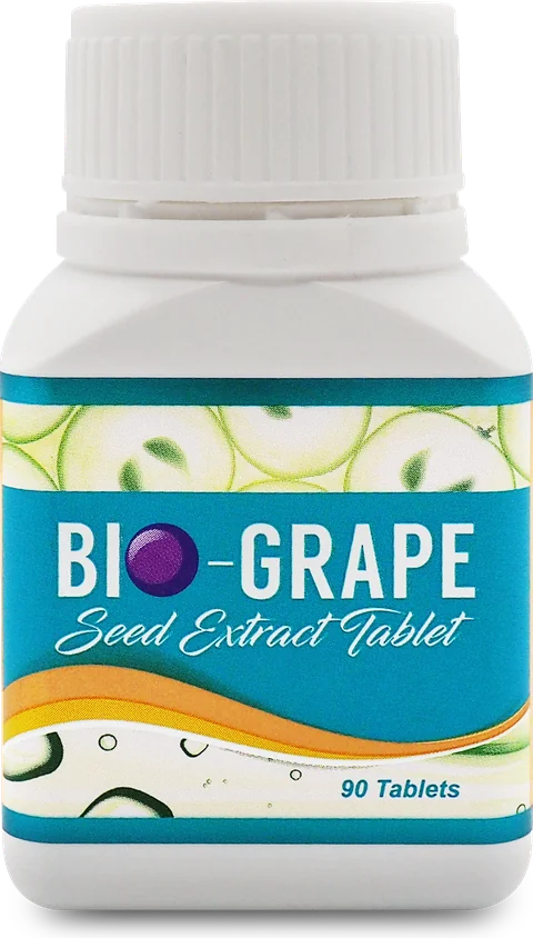 Botol BIO-GRAPE SEED isi 90 tablet