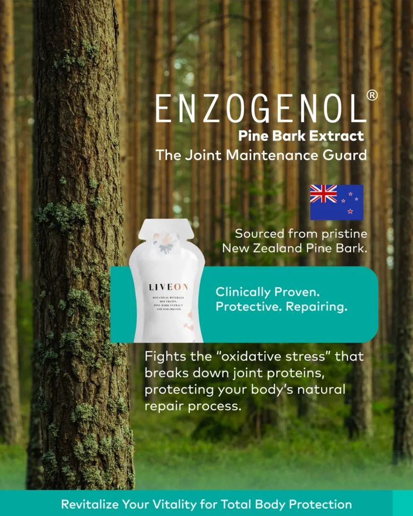 Enzogenol pine bark extract ingredient card