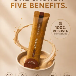 ZENSO Kuro Daitto Coffee sachet — 100% Robusta coffee beans