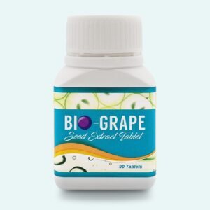 BIO-GRAPE Seed Extract Tablet bottle, 90 tablets, Wellous BIO Series