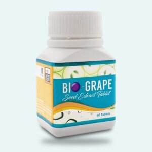 BIO-GRAPE Seed Extract Tablet label with MAL19987061T and directions for use