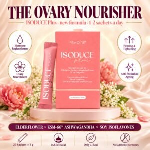 FEMOIRE ISODUCE Plus box and sachet, 20 sachets × 3 g