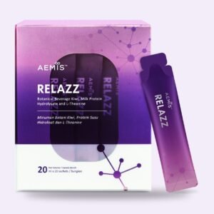 AEMIS RELAZZ sleep drink box of 20 x 20 ml sachets with one sachet