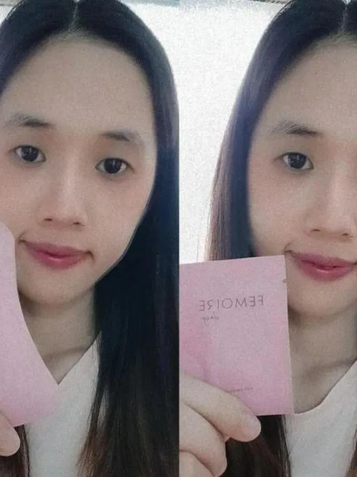 Femoire customer with their Night sachet