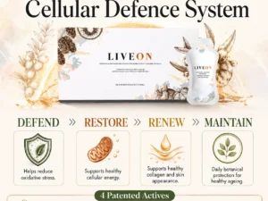 LIVEON 4-pathway cellular defence system