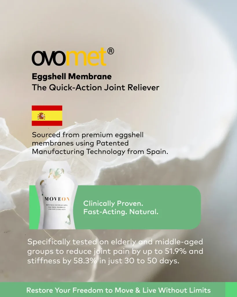 Ovomet eggshell membrane ingredient card