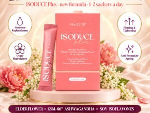 FEMOIRE ISODUCE Plus box and sachet, 20 sachets × 3 g