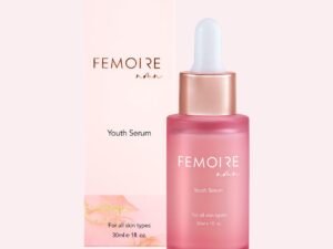 FEMOIRE Youth Serum 30 ml box and dropper bottle, for all skin types