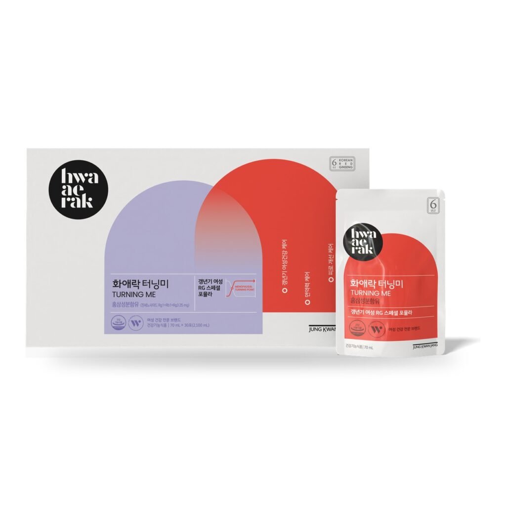 Jung Kwan Jang Hwa Ae Rak Turning Me box front, 30 sachets x 70 ml