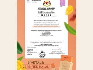 JAKIM halal certificate naming TIGROX LIVETAL, valid to 31 August 2027