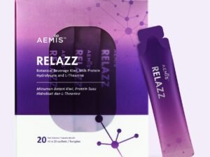 AEMIS RELAZZ sleep drink box of 20 x 20 ml sachets with one sachet