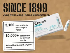 Jung Kwan Jang, Korean red ginseng since 1899: 3,100 sets of GL Pro Core sold in its first 5 days in Korea, 10,000+ in half a month.