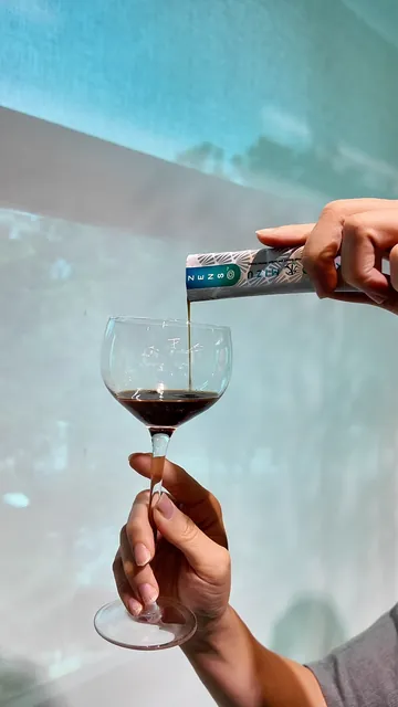 One sachet, poured