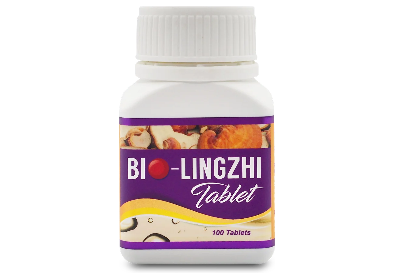 BIO LingZhi: the 100-tablet bottle
