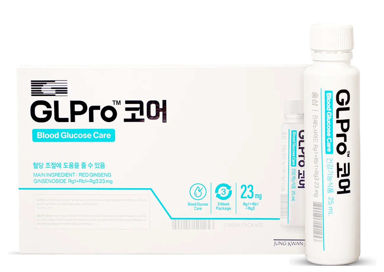 Jung Kwan Jang GL Pro Core: the box and a 25 ml bottle