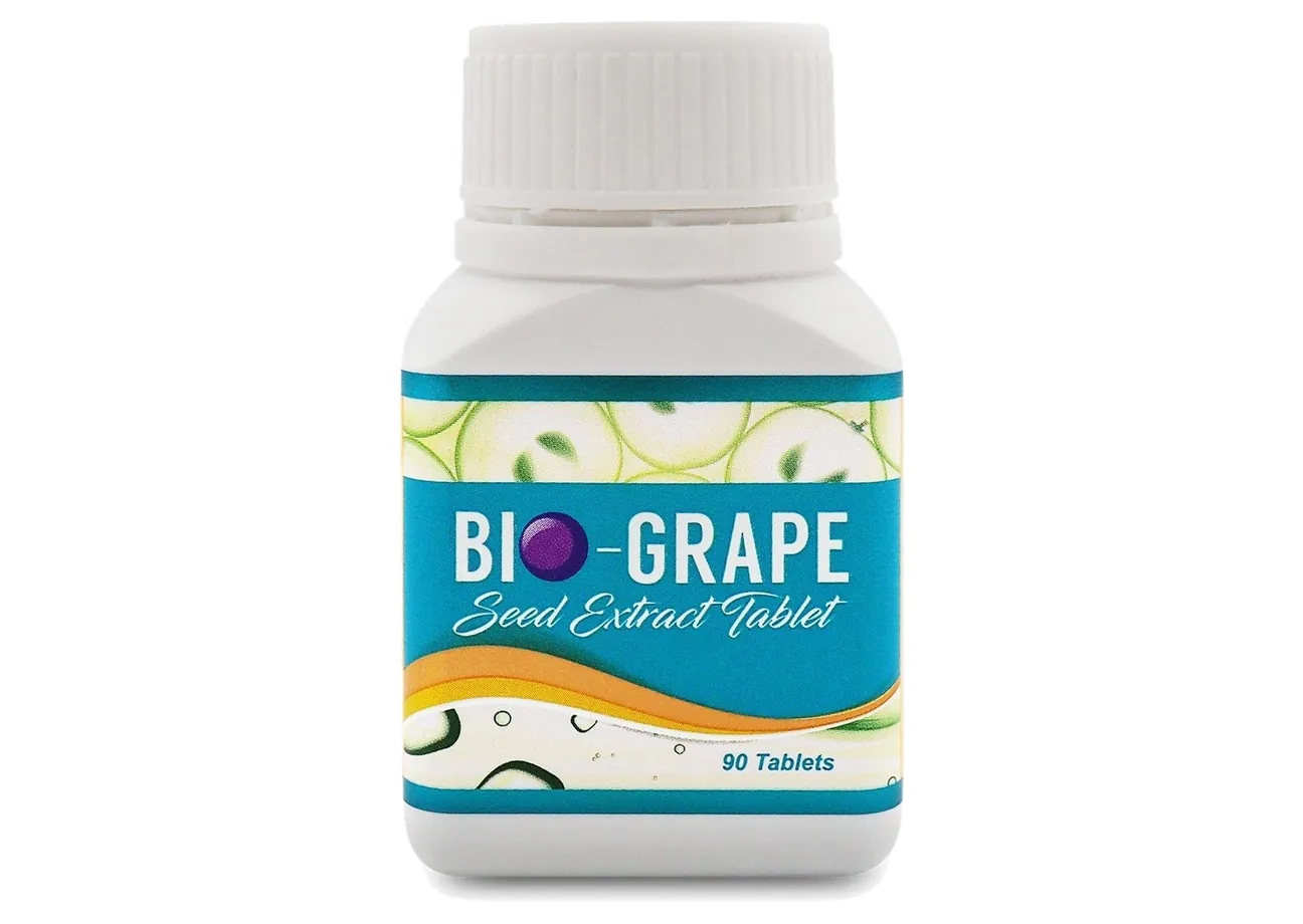 BIO-GRAPE SEED: botol 90 tablet