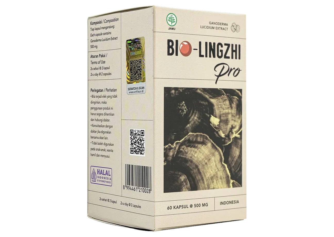 BIO-LINGZHI PRO: box 60 kapsul