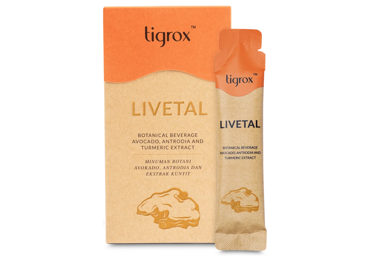 TIGROX LIVETAL: the box and a sachet