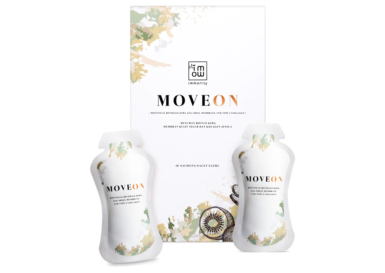 MOVEON: the box and two sachets