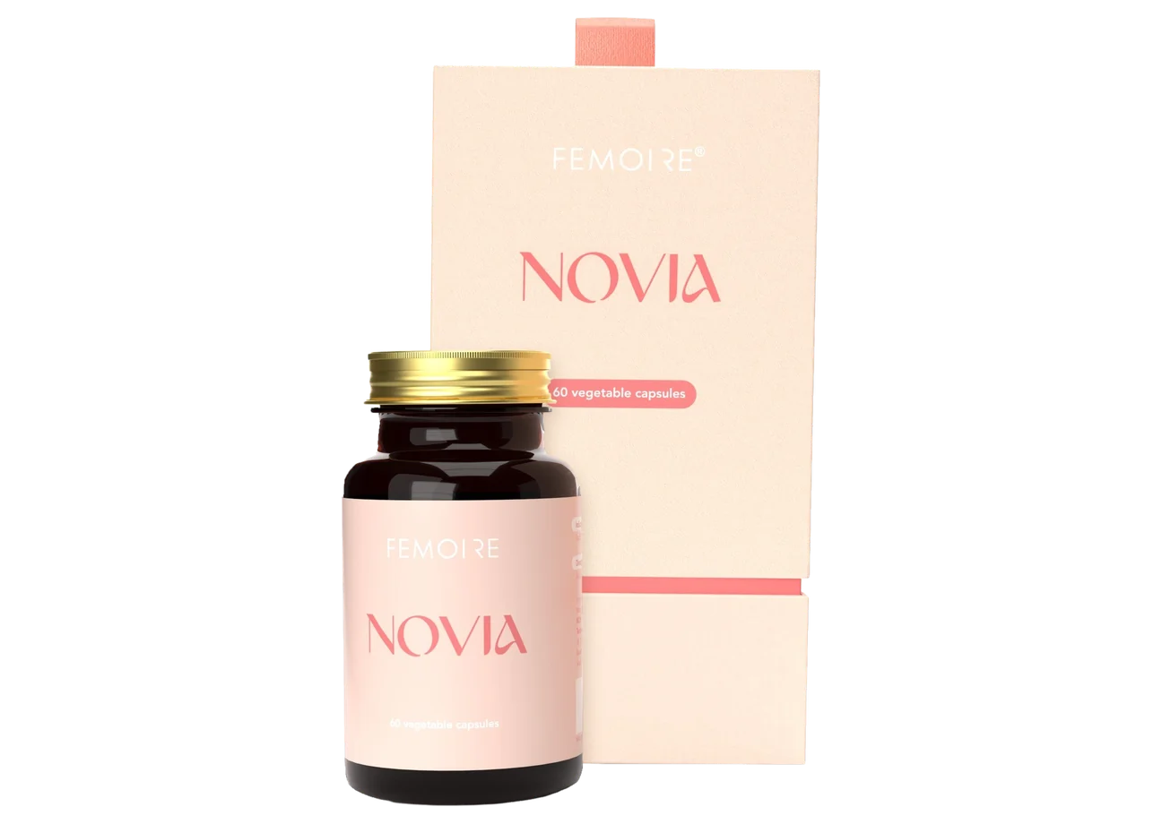 FEMOIRE NOVIA: the box and the bottle