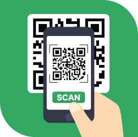 Scanning the anti-counterfeit QR code behind the product packaging